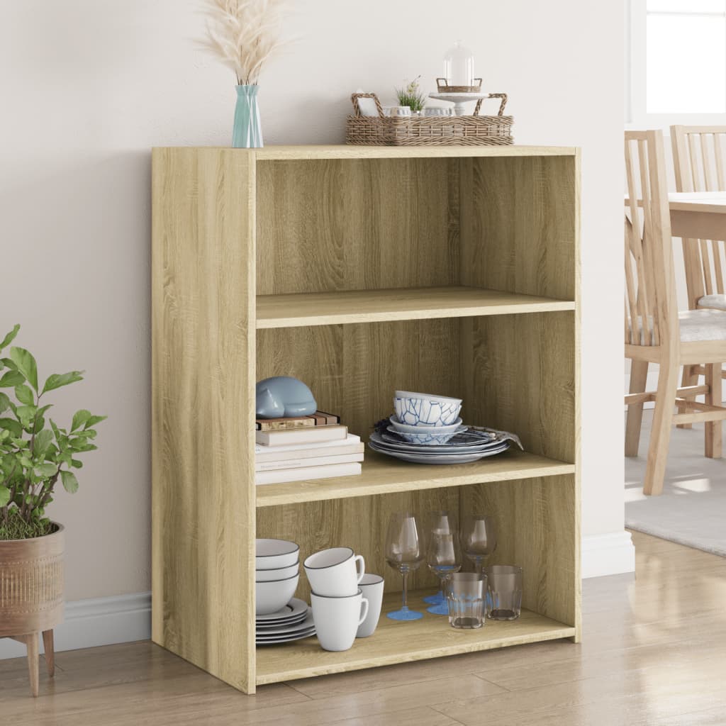 Sideboard 70x41x93 cm Engineered Wood Sonoma oak