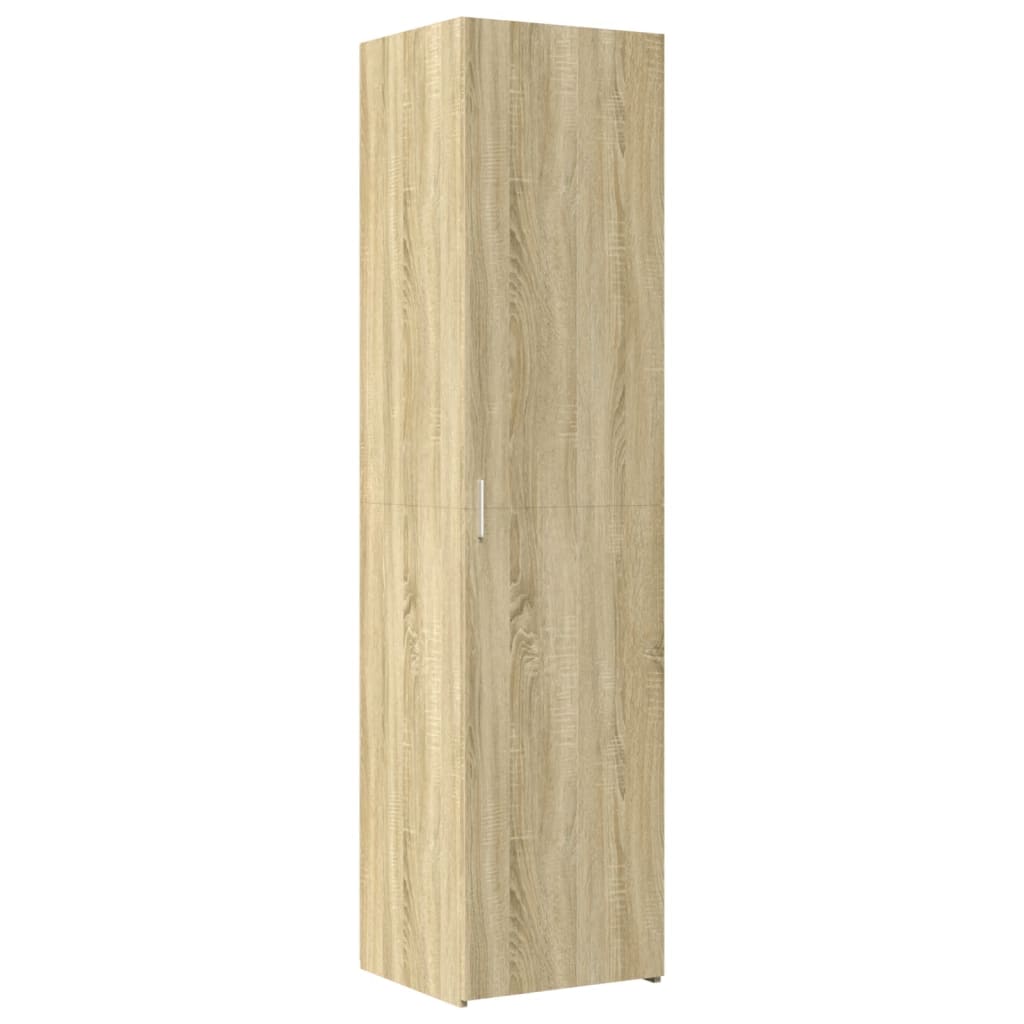 vidaXL Slim Storage Cabinet Sonoma Oak 45x42.5x225 cm Engineered Wood 6