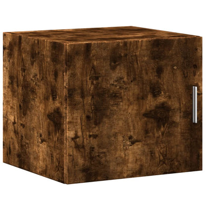 vidaXL Slim Storage Cabinet Smoked Oak 45x42.5x225 cm Engineered Wood 5