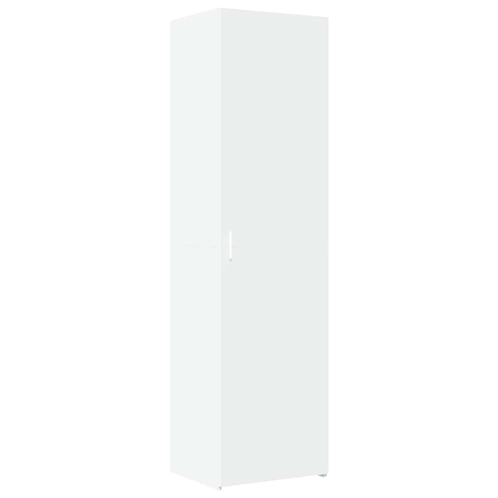 vidaXL Slim Storage Cabinet White 50x42.5x225 cm Engineered Wood 6