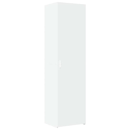 vidaXL Slim Storage Cabinet White 50x42.5x225 cm Engineered Wood 6