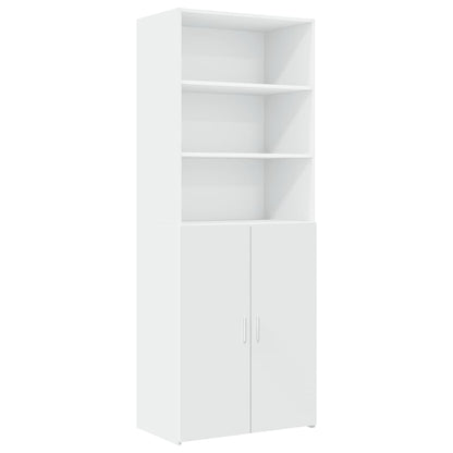vidaXL Storage Cabinet White 70x42.5x225 cm Engineered Wood 6