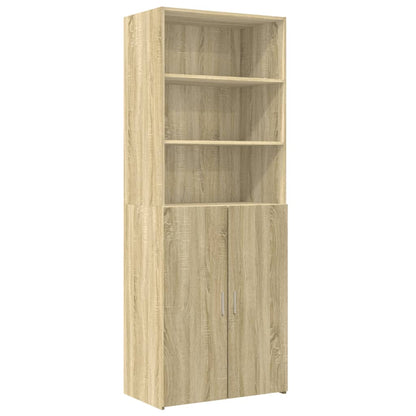 vidaXL Storage Cabinet Sonoma Oak 70x42.5x225 cm Engineered Wood 6