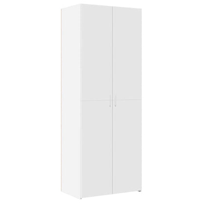 vidaXL Storage Cabinet White 70x42.5x225 cm Engineered Wood 6