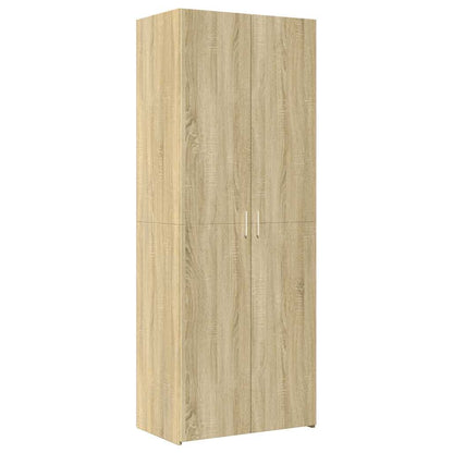vidaXL Storage Cabinet Sonoma Oak 70x42.5x225 cm Engineered Wood 6