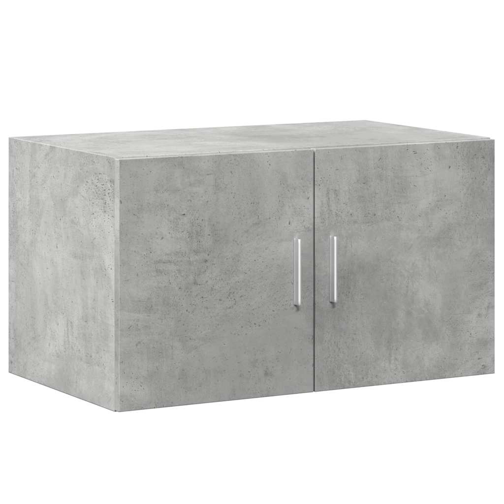 vidaXL Storage Cabinet Concrete Grey 70x42.5x225 cm Engineered Wood 5
