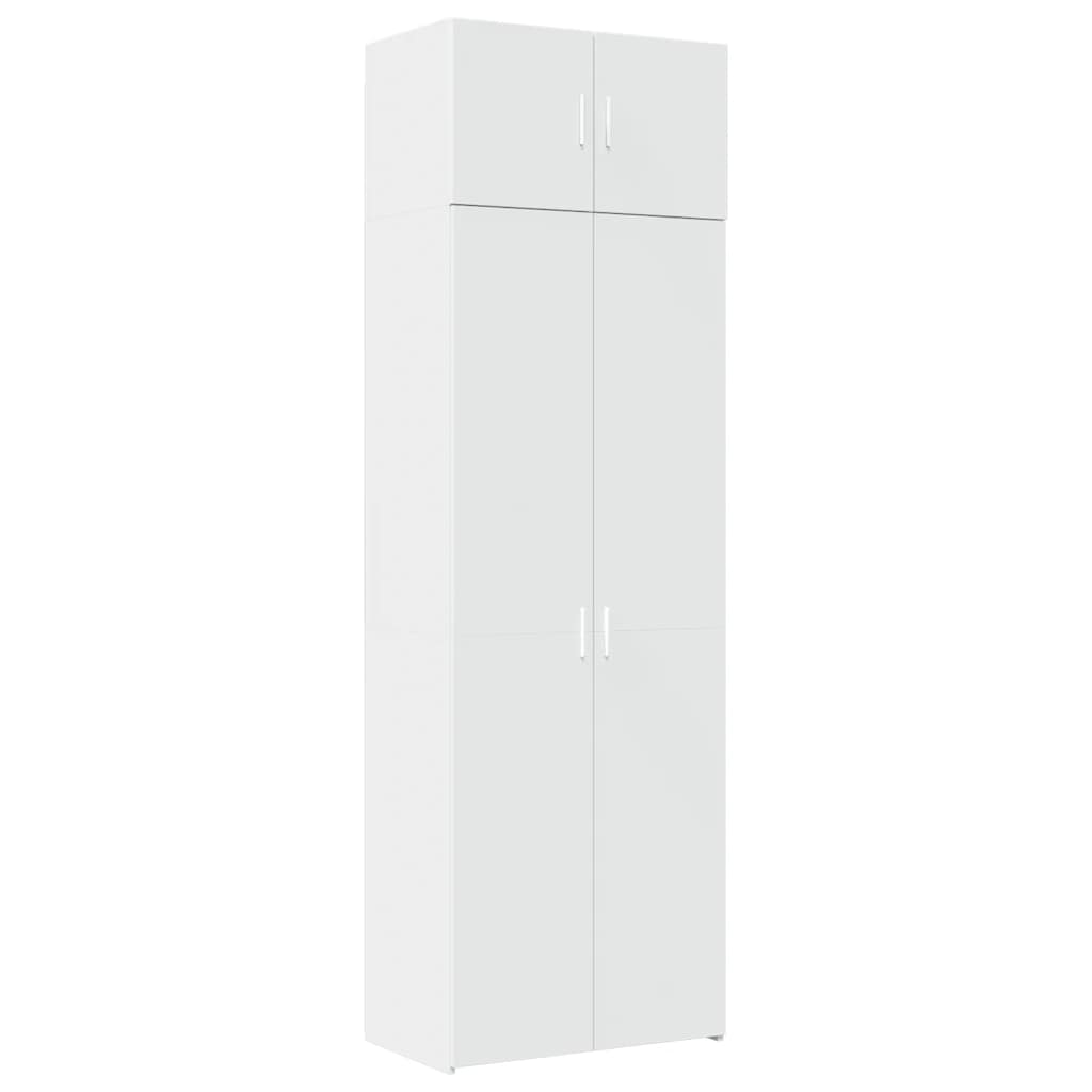 vidaXL Storage Cabinet White 70x42,5x225 cm Engineered Wood 2
