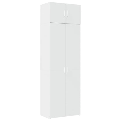 vidaXL Storage Cabinet White 70x42,5x225 cm Engineered Wood 2