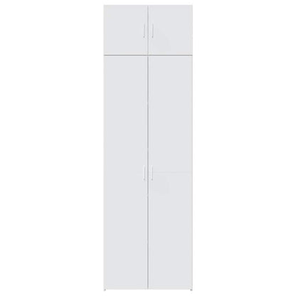 vidaXL Storage Cabinet White 70x42,5x225 cm Engineered Wood 4