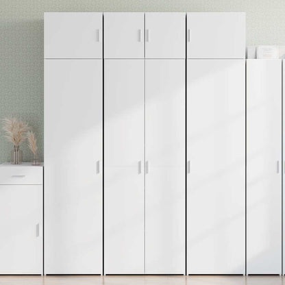 vidaXL Storage Cabinet White 70x42,5x225 cm Engineered Wood 1