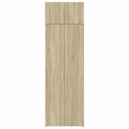 vidaXL Storage Cabinet Sonoma Oak 70x42,5x225 cm Engineered Wood 5