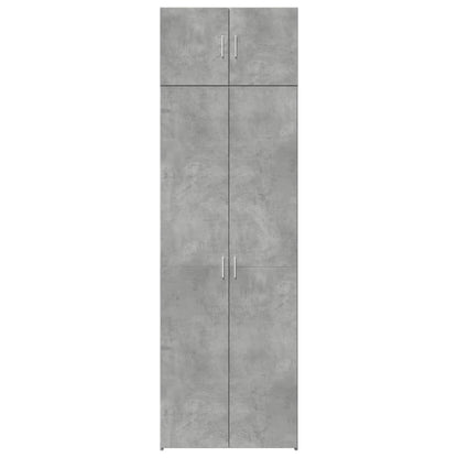 vidaXL Storage Cabinet Concrete Grey 70x42,5x225 cm Engineered Wood 4