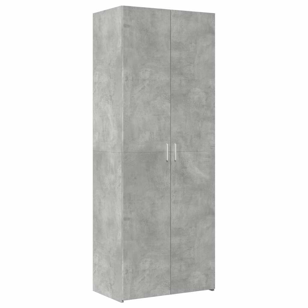 vidaXL Storage Cabinet Concrete Grey 70x42,5x225 cm Engineered Wood 6