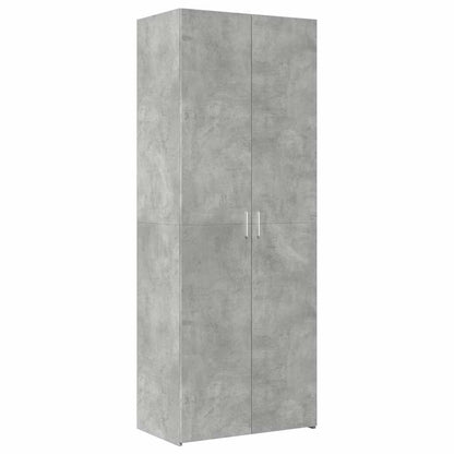 vidaXL Storage Cabinet Concrete Grey 70x42,5x225 cm Engineered Wood 6