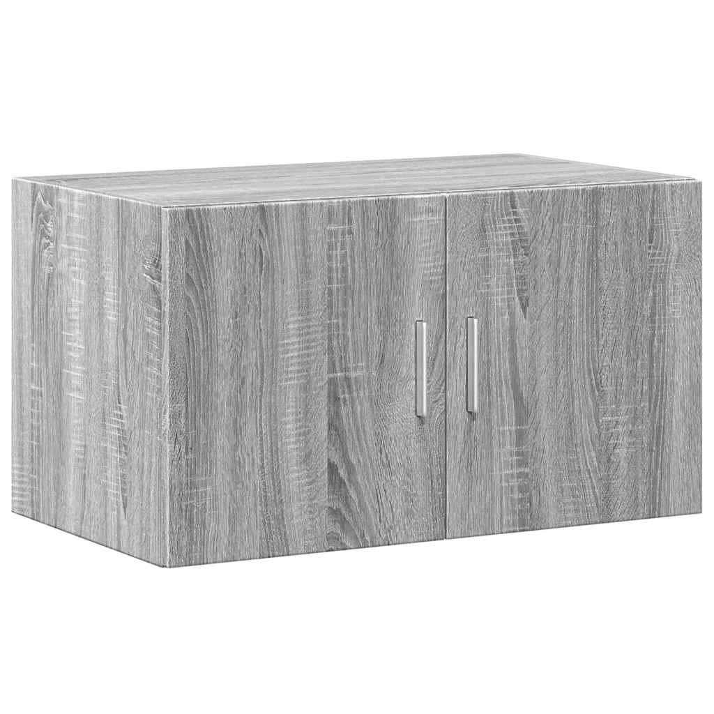 vidaXL Storage Cabinet Grey Sonoma 70x42.5x225 cm Engineered Wood 5