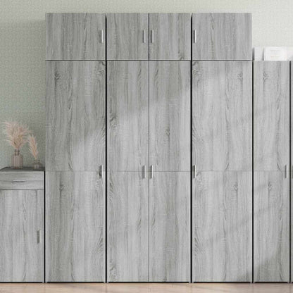 vidaXL Storage Cabinet Grey Sonoma 70x42.5x225 cm Engineered Wood 1