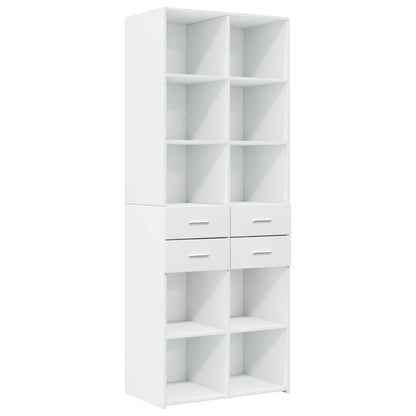 vidaXL Storage Cabinet White 70x42.5x225 cm Engineered Wood 6