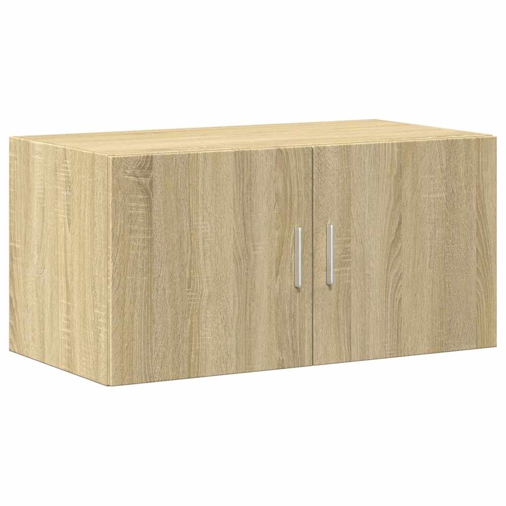 vidaXL Storage Cabinet Sonoma Oak 80x42,5x225 cm Engineered Wood 5