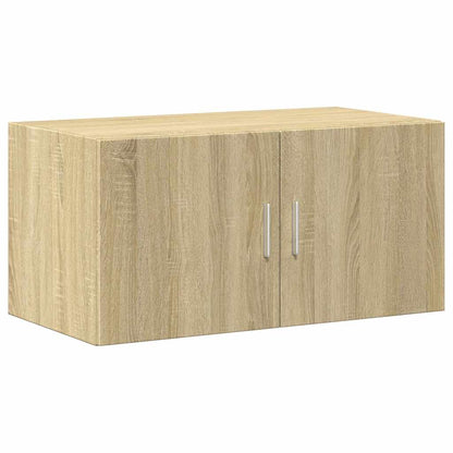 vidaXL Storage Cabinet Sonoma Oak 80x42,5x225 cm Engineered Wood 5