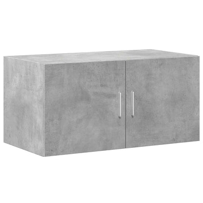 vidaXL Storage Cabinet Concrete Grey 80x42,5x225 cm Engineered Wood 5