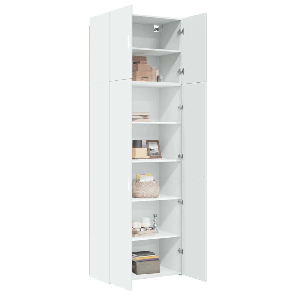 vidaXL Highboard White 80x42,5x249 cm Engineered Wood 3