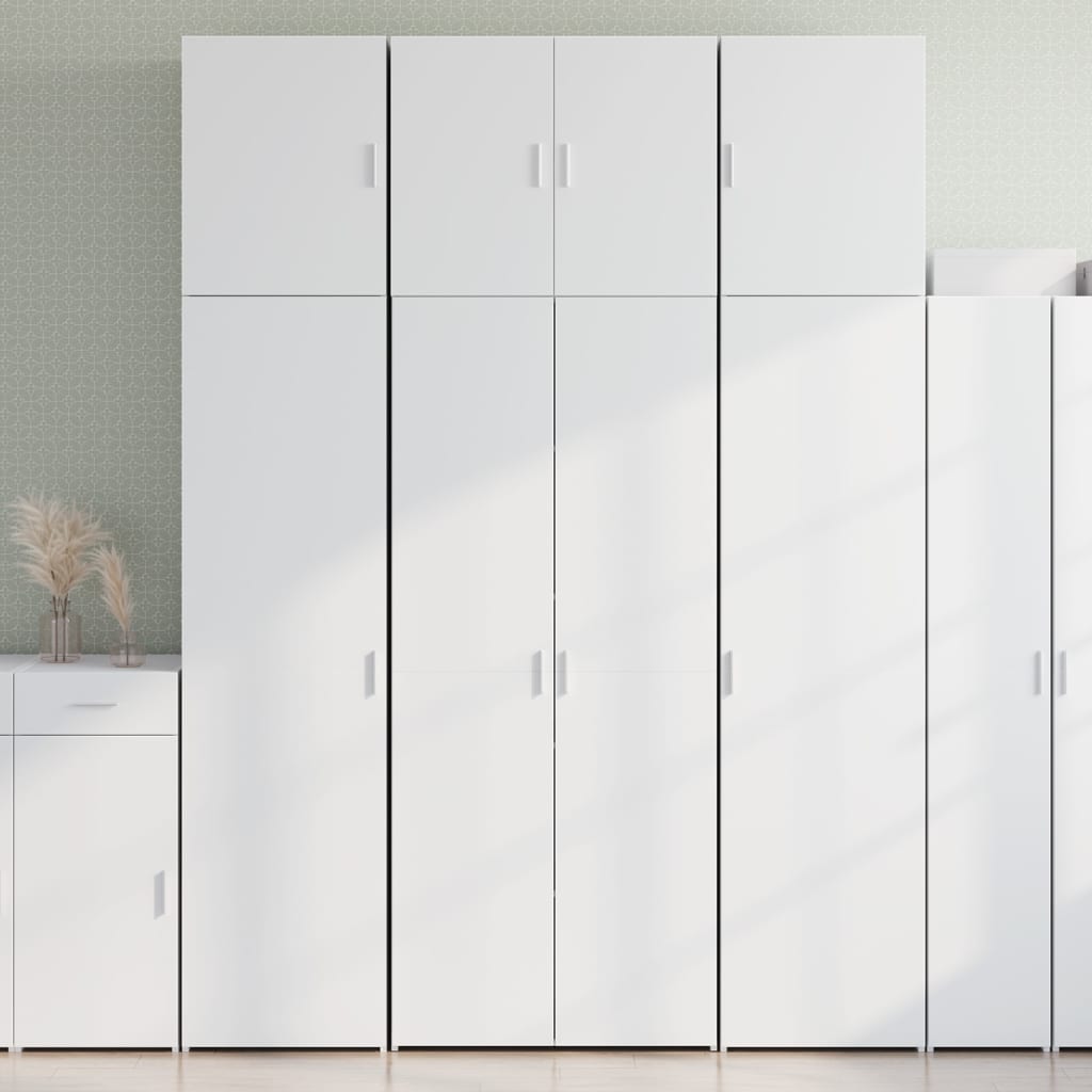 vidaXL Highboard White 80x42,5x249 cm Engineered Wood 1