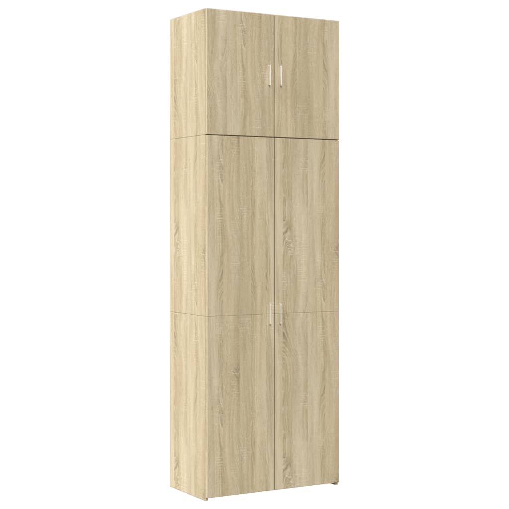 Highboard 80x42,5x249 cm Engineered Wood Height 249 cm Sonoma oak