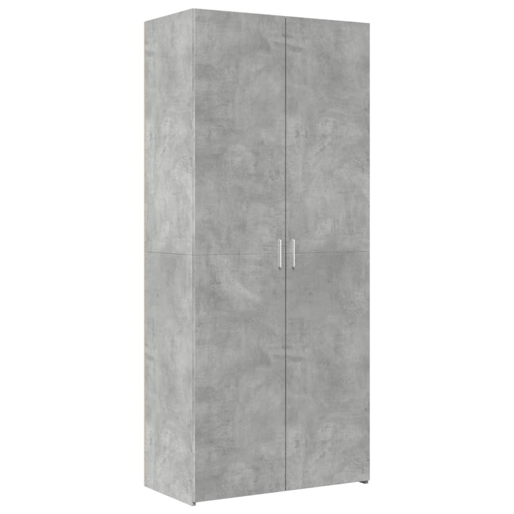 vidaXL Highboard Concrete Grey 80x42,5x249 cm Engineered Wood 4