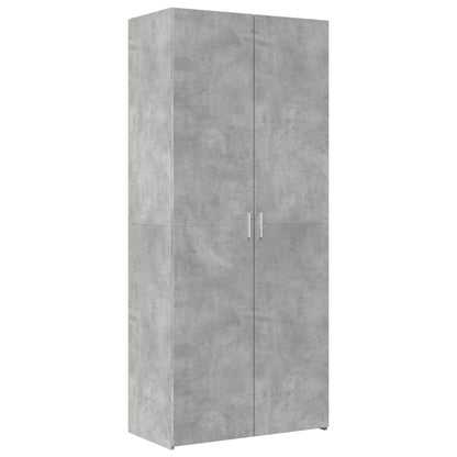 vidaXL Highboard Concrete Grey 80x42,5x249 cm Engineered Wood 4