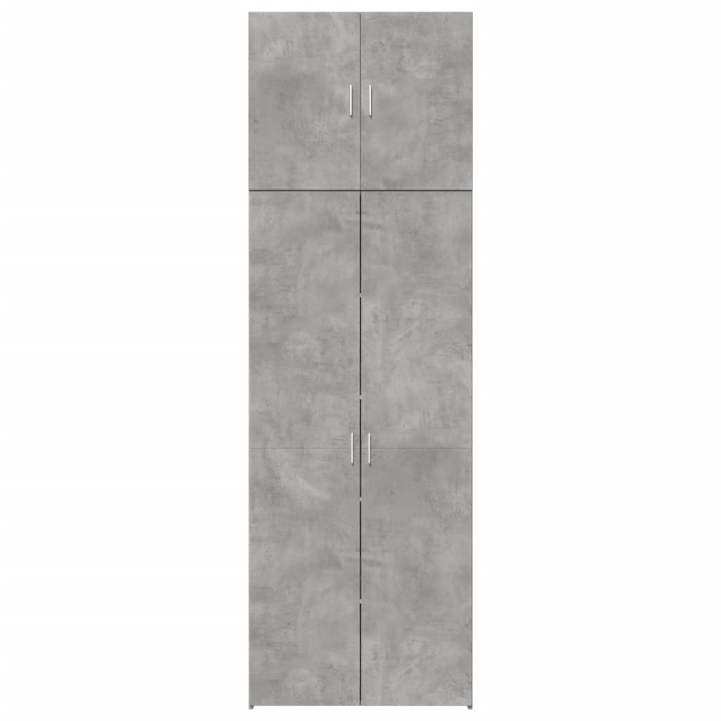 vidaXL Highboard Concrete Grey 80x42,5x249 cm Engineered Wood 5