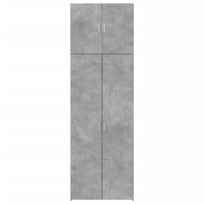 vidaXL Highboard Concrete Grey 80x42,5x249 cm Engineered Wood 5
