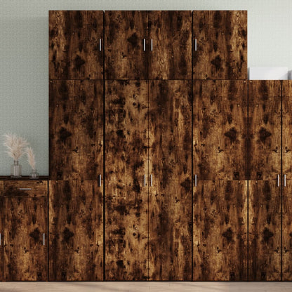 Highboard 80x42,5x249 cm Engineered Wood Height 249 cm Smoked oak