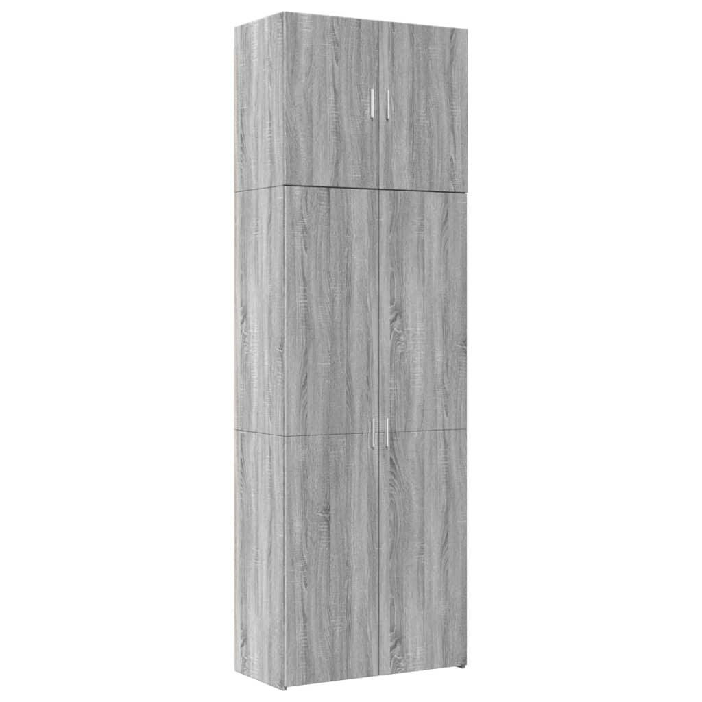 vidaXL Highboard Grey Sonoma 80x42,5x249 cm Engineered Wood 2