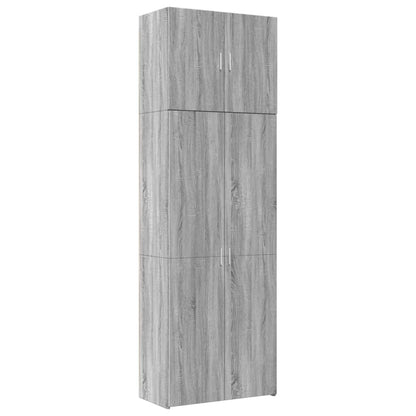 vidaXL Highboard Grey Sonoma 80x42,5x249 cm Engineered Wood 2