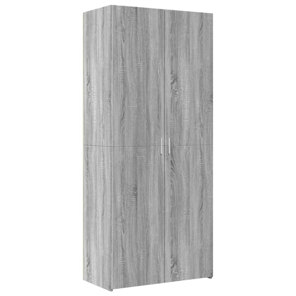 vidaXL Highboard Grey Sonoma 80x42,5x249 cm Engineered Wood 3