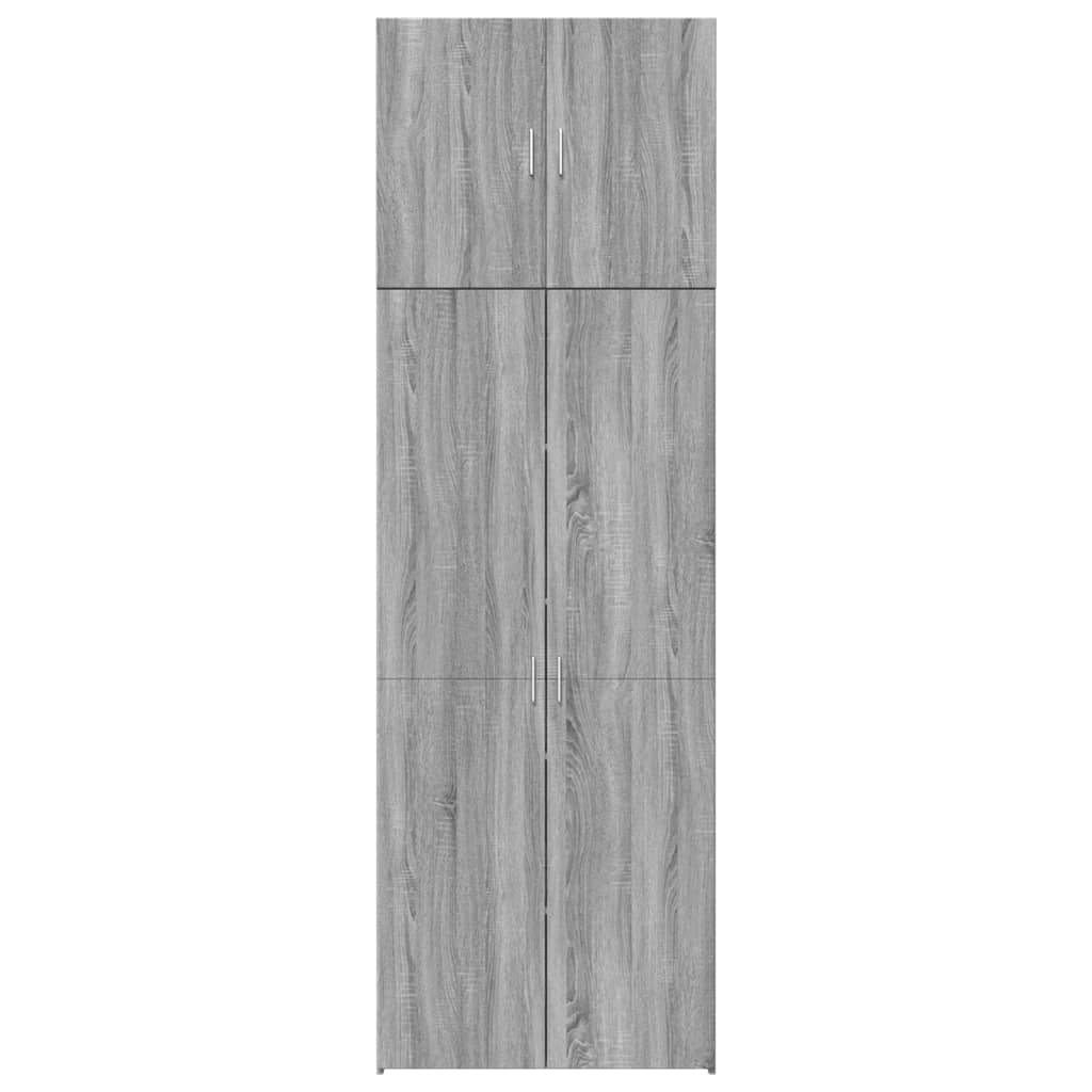 vidaXL Highboard Grey Sonoma 80x42,5x249 cm Engineered Wood 4