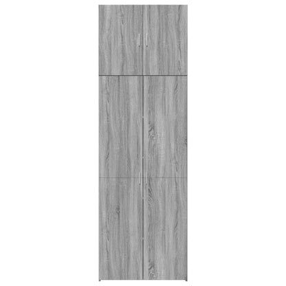vidaXL Highboard Grey Sonoma 80x42,5x249 cm Engineered Wood 4