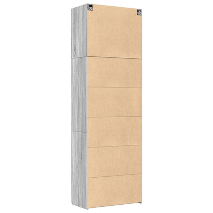 vidaXL Highboard Grey Sonoma 80x42,5x249 cm Engineered Wood 6