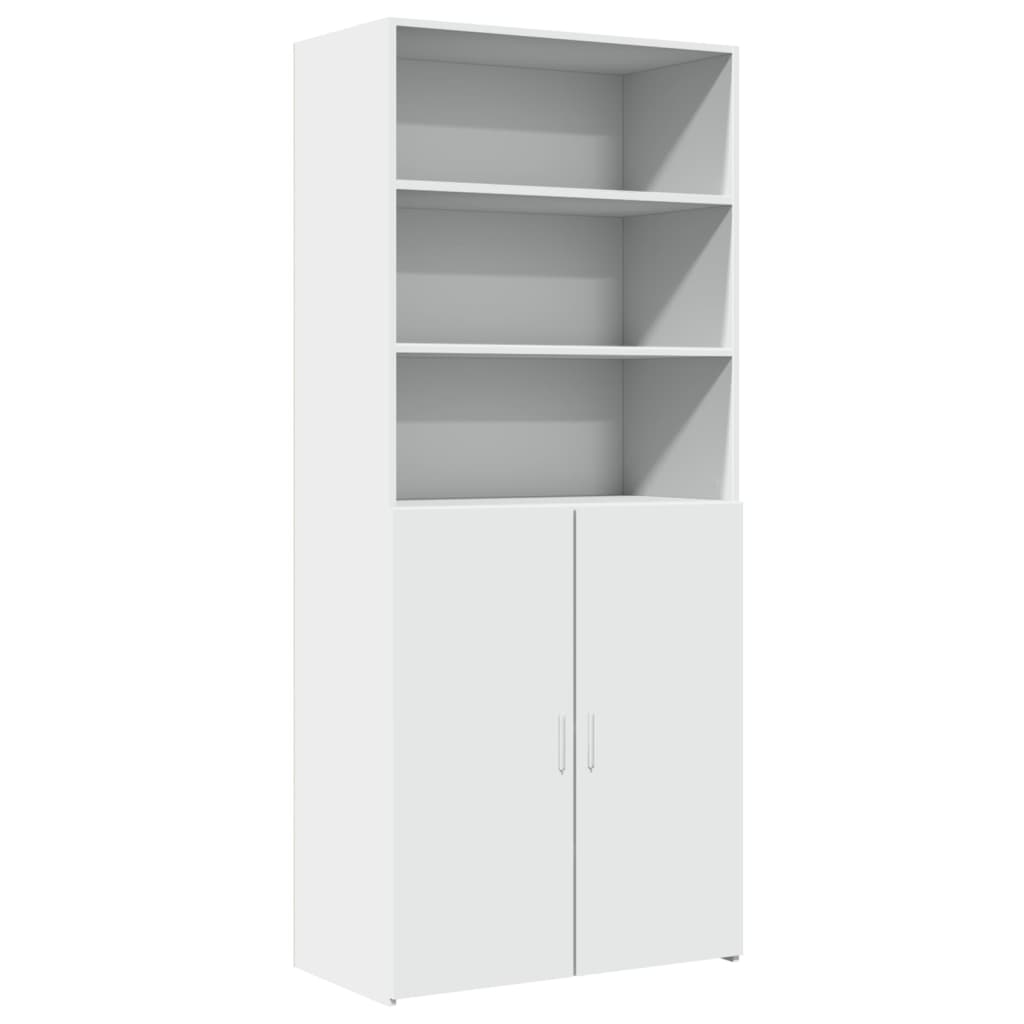 vidaXL Highboard White 80x42,5x185 cm Engineered Wood 2
