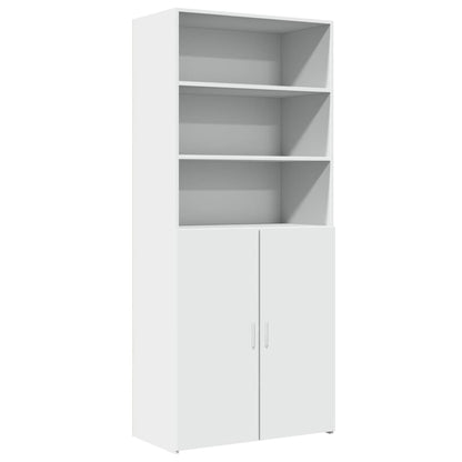 vidaXL Highboard White 80x42,5x185 cm Engineered Wood 2