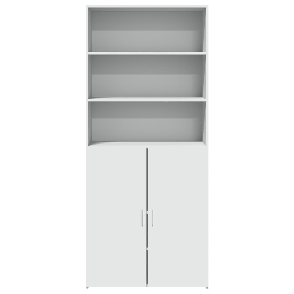 vidaXL Highboard White 80x42,5x185 cm Engineered Wood 3