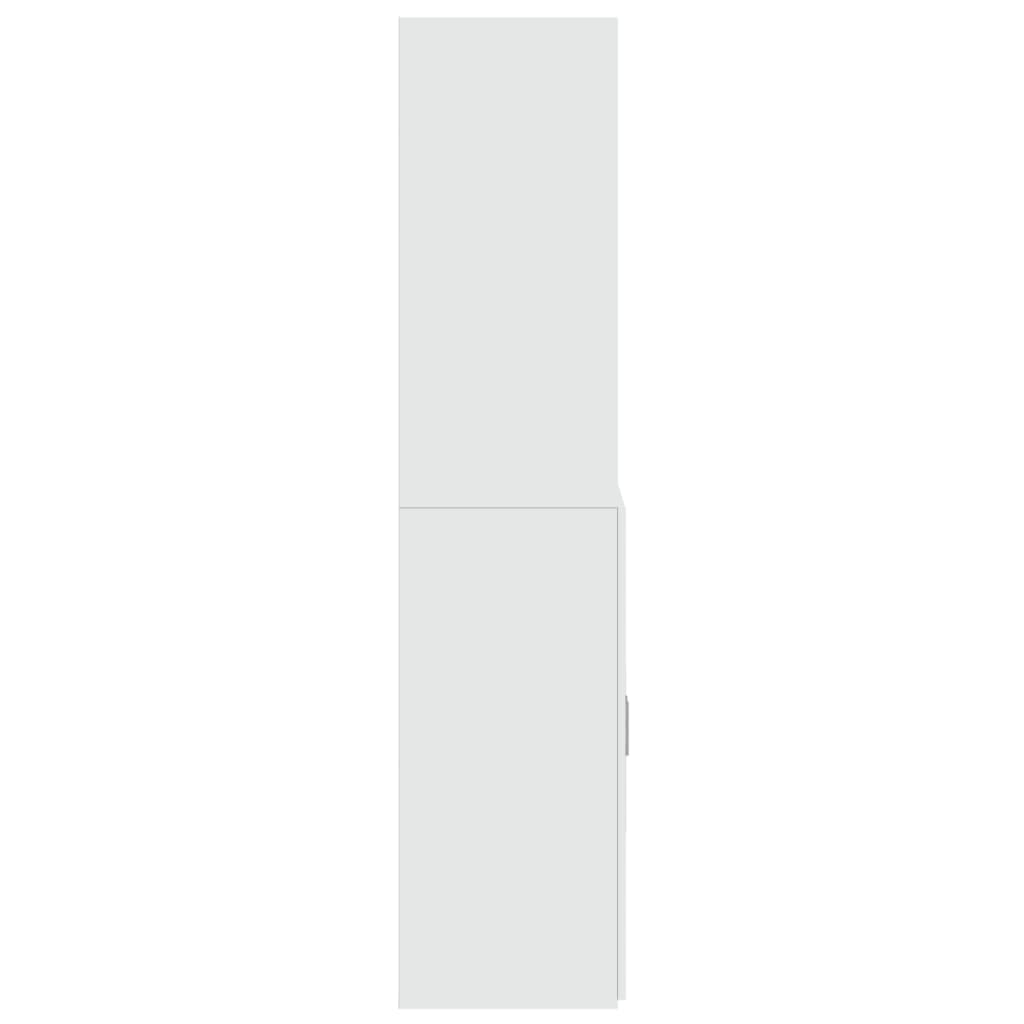 vidaXL Highboard White 80x42,5x185 cm Engineered Wood 5