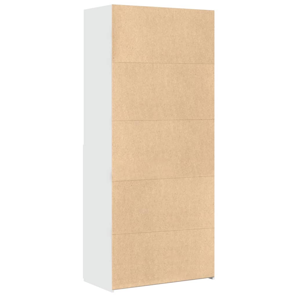 vidaXL Highboard White 80x42,5x185 cm Engineered Wood 4