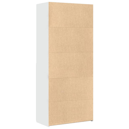 vidaXL Highboard White 80x42,5x185 cm Engineered Wood 4