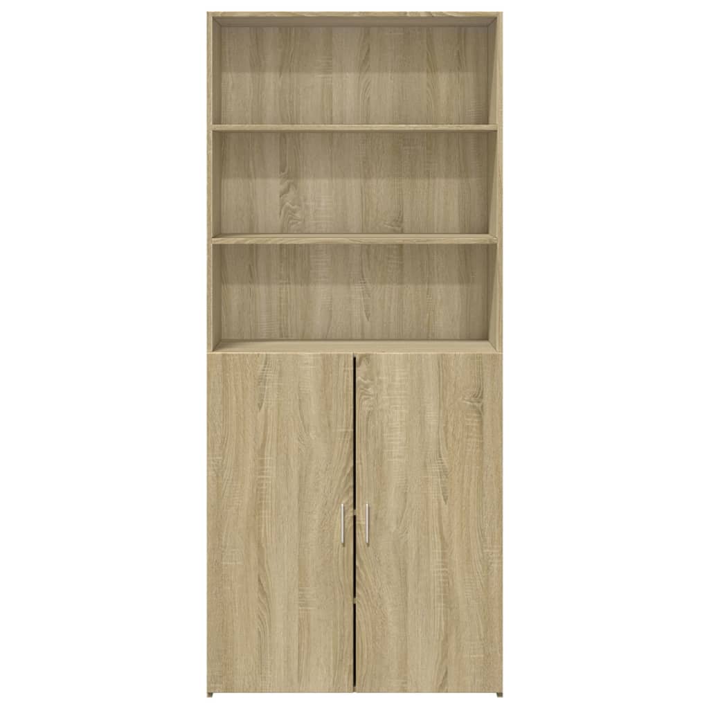 vidaXL Highboard Sonoma Oak 80x42,5x185 cm Engineered Wood 3