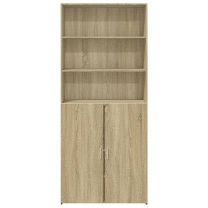 vidaXL Highboard Sonoma Oak 80x42,5x185 cm Engineered Wood 3