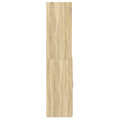 vidaXL Highboard Sonoma Oak 80x42,5x185 cm Engineered Wood 5