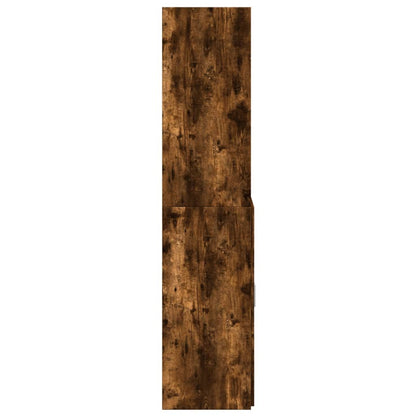 vidaXL Highboard Smoked Oak 80x42,5x185 cm Engineered Wood 5
