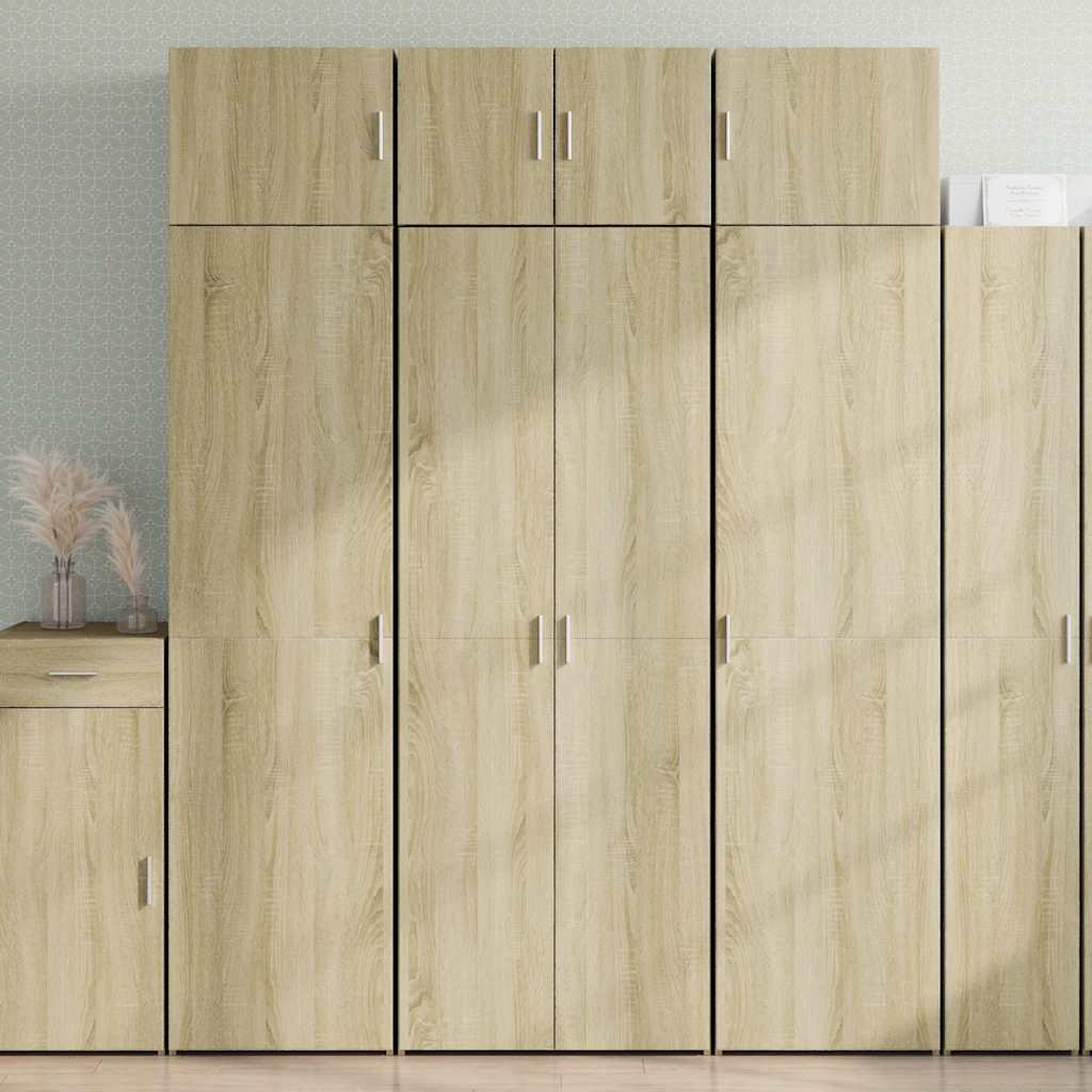 vidaXL Highboard 70x42.5x185 cm Engineered Wood with 4 Shelves