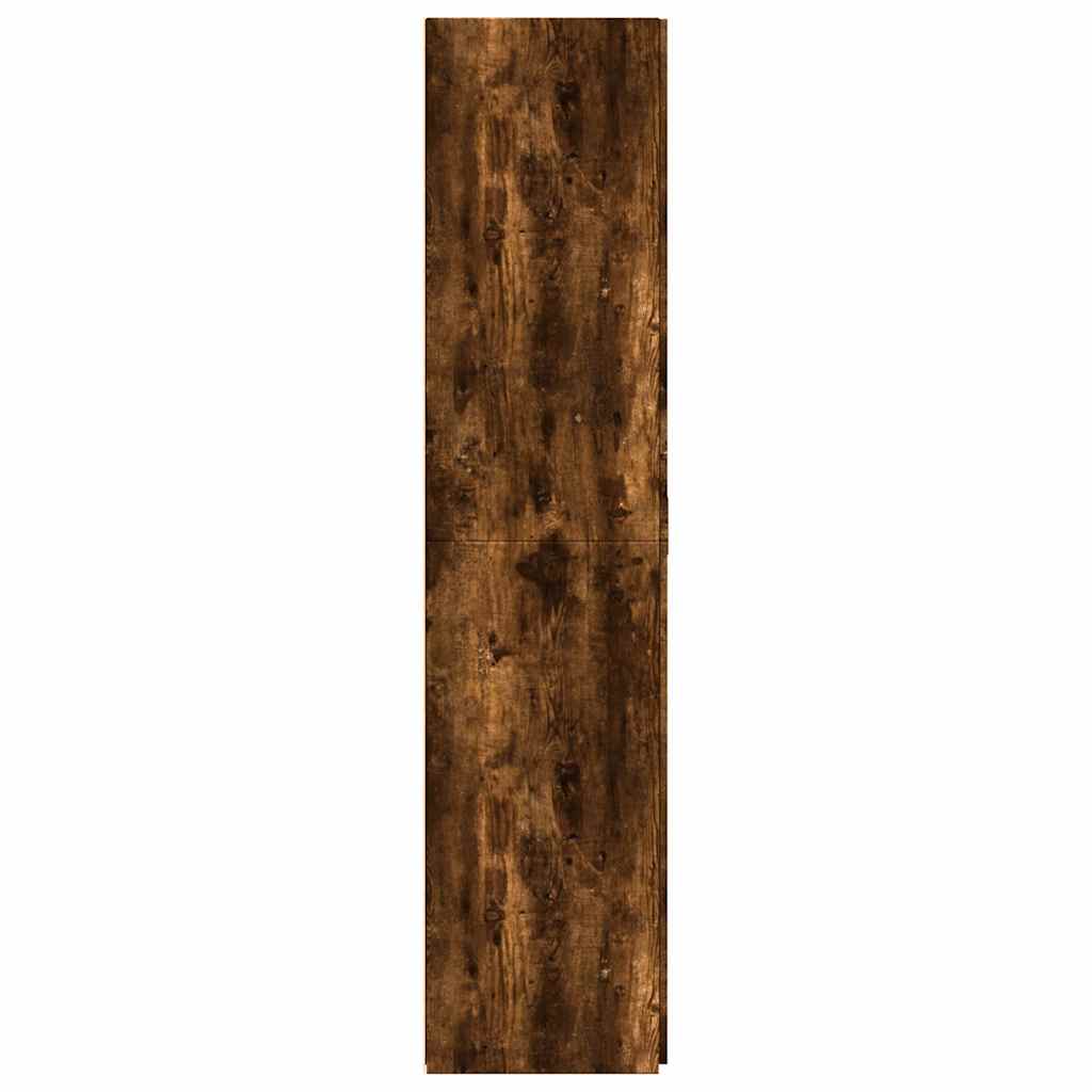 vidaXL Highboard Smoked Oak 70x42,5x185 cm Engineered Wood 5